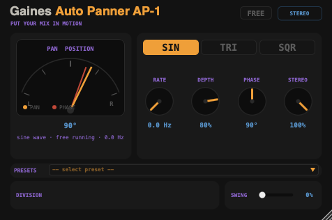AP-1 Auto Panner