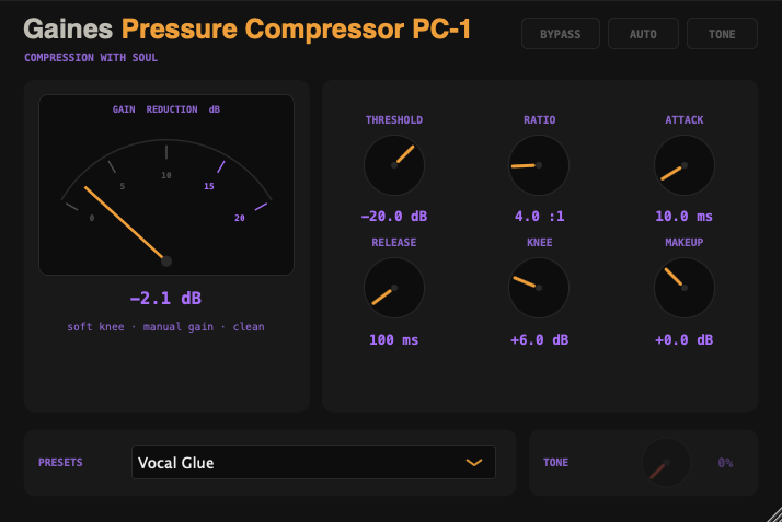 PC-1 Pressure Compressor